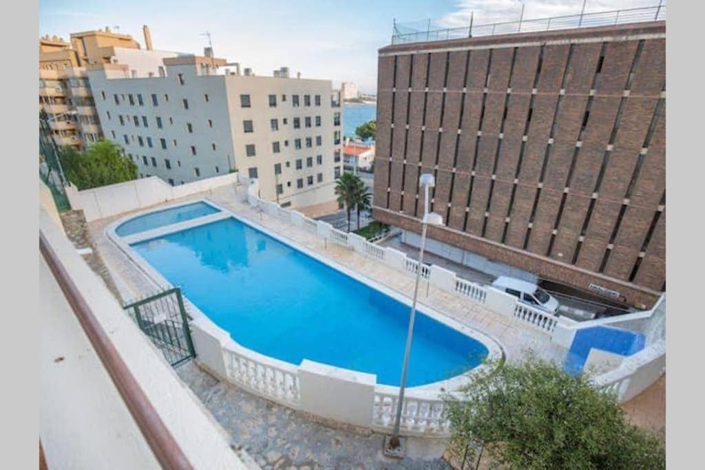 Playa Albufereta. Espectaculares Vistas Al Mar. Apartment อาลิกันเต ภายนอก รูปภาพ